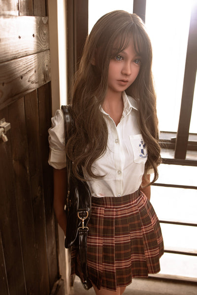 Aibei Doll | 150cm / 4ft11 Youthful Vitality Sex Doll With Blonde Curly Hair - Nita