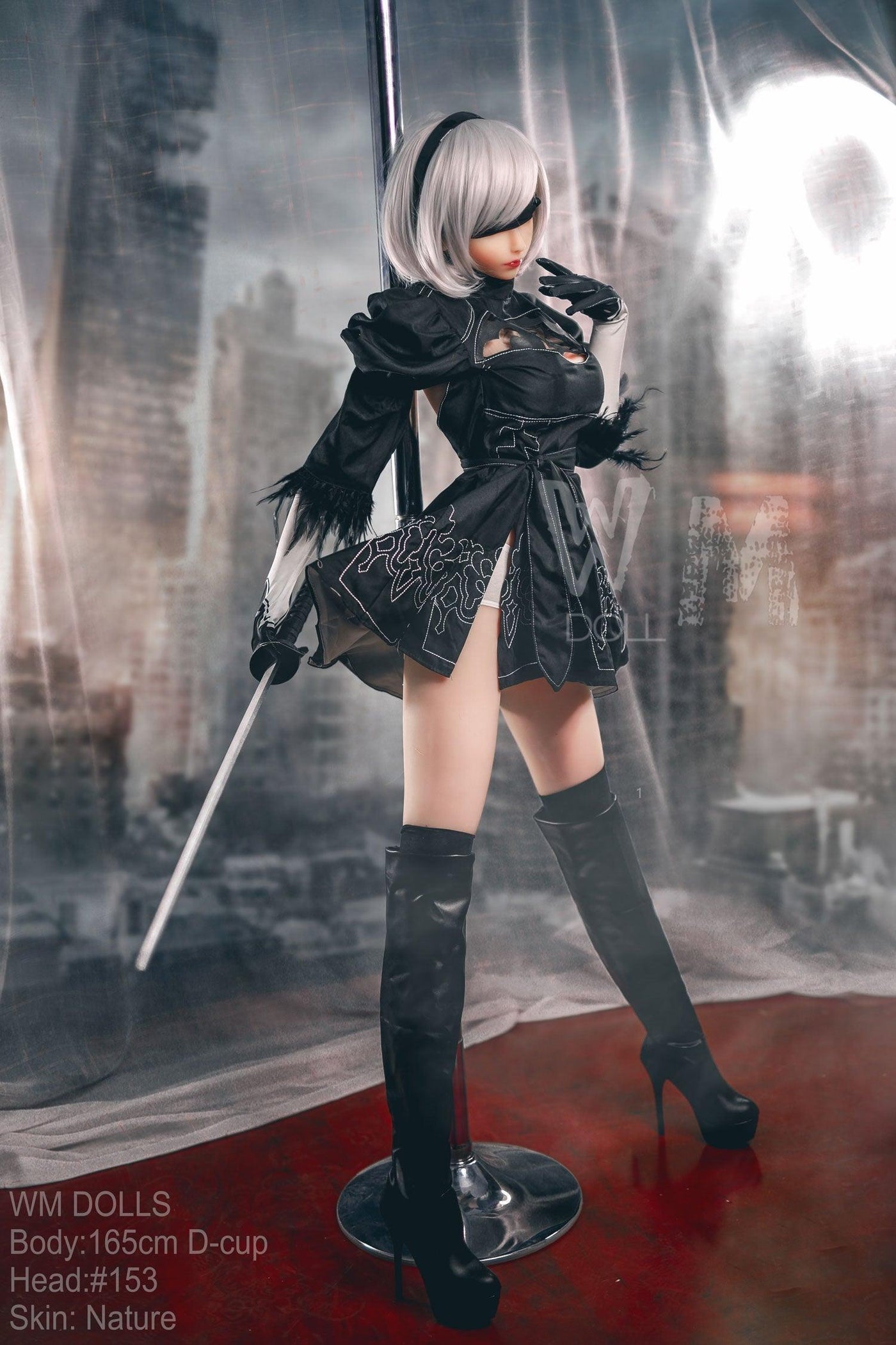 WM | 2B Anime 5ft 5/ 165cm D Cup Cosplay Sex Doll - Fight Angel