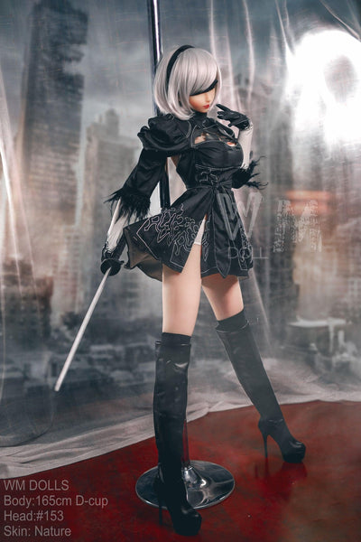 WM | 2B Anime 5ft 5/ 165cm D Cup Cosplay Sex Doll - Fight Angel