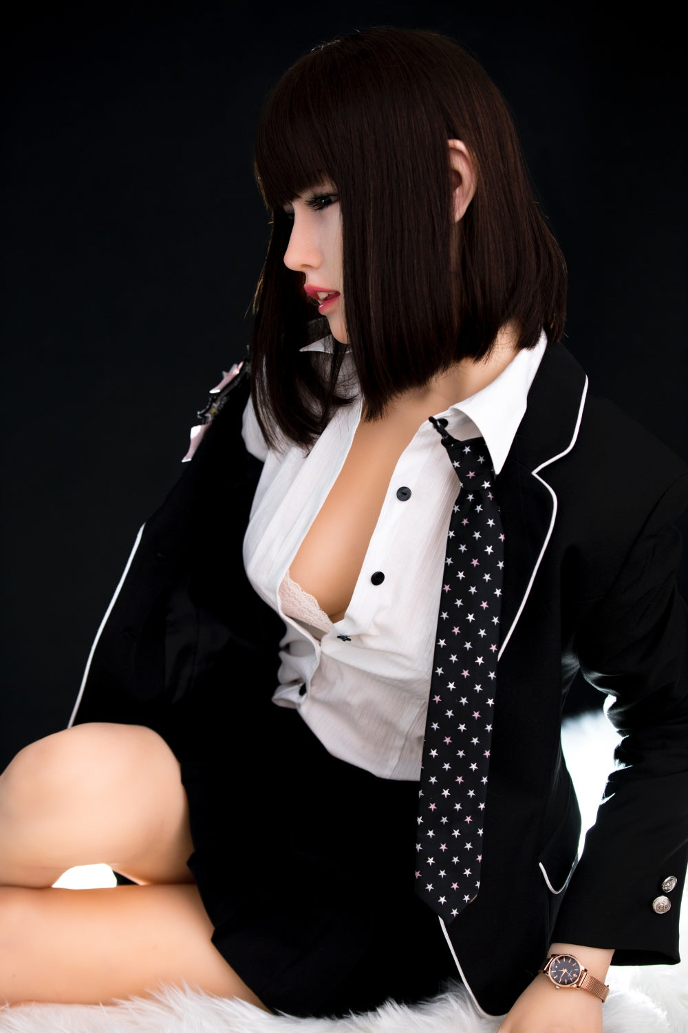 JDW DOLL | Silicone Head and TPE Body Sex Doll-Saki in uniform (Multi size available)