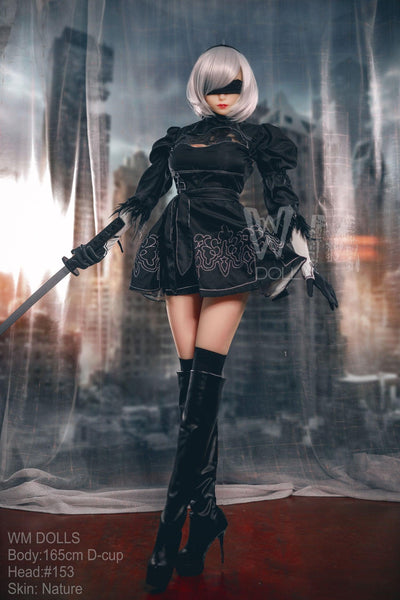 WM | 2B Anime 5ft 5/ 165cm D Cup Cosplay Sex Doll - Fight Angel