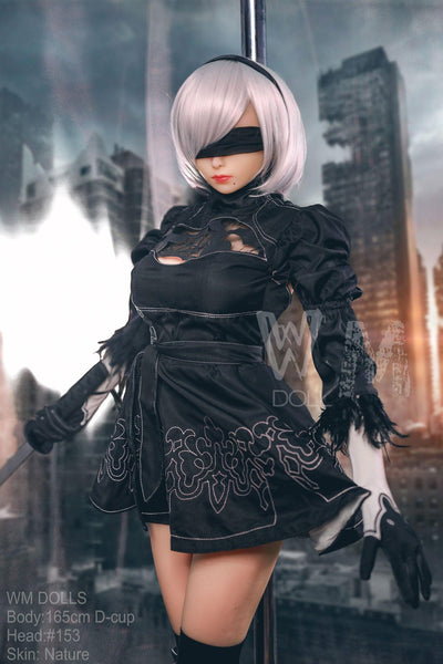 WM | 2B Anime 5ft 5/ 165cm D Cup Cosplay Sex Doll - Fight Angel