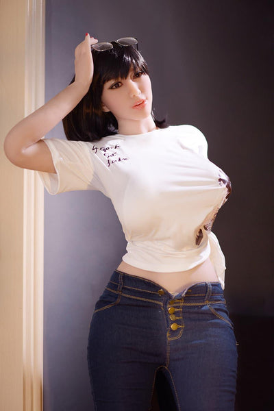 6YE | 163cm (5' 4") J-Cup Big Tits Big Butt Black Short Hair Sex Doll - Suzanne