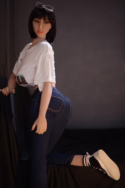6YE | 163cm (5' 4") J-Cup Big Tits Big Butt Black Short Hair Sex Doll - Suzanne