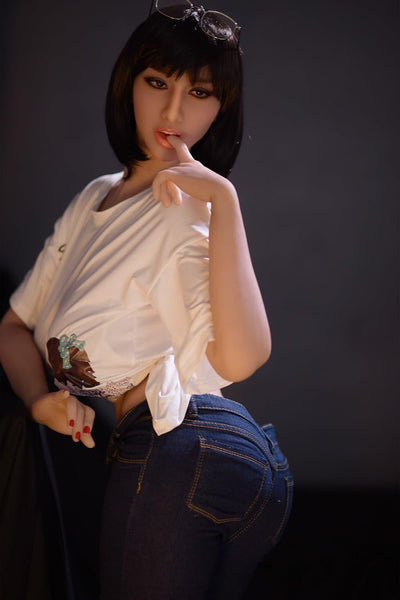 6YE | 163cm (5' 4") J-Cup Big Tits Big Butt Black Short Hair Sex Doll - Suzanne