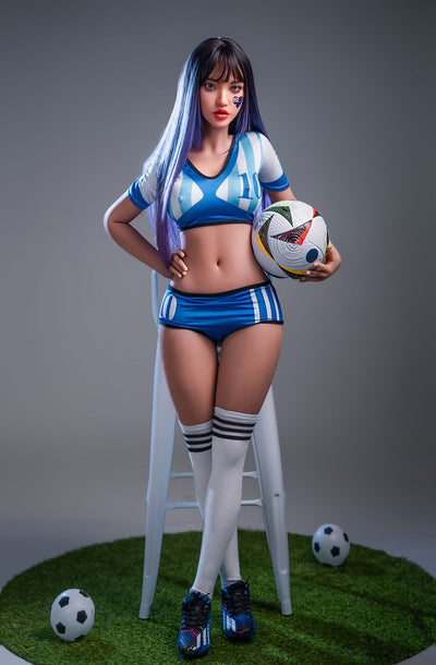 SY Doll | 152cm/4ft12 Big Breasts Playful Sports Soccer Cosplay Realistic TPE Sex Doll - Edwina