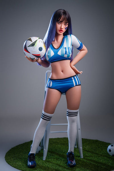 SY Doll | 152cm/4ft12 Big Breasts Playful Sports Soccer Cosplay Realistic TPE Sex Doll - Edwina