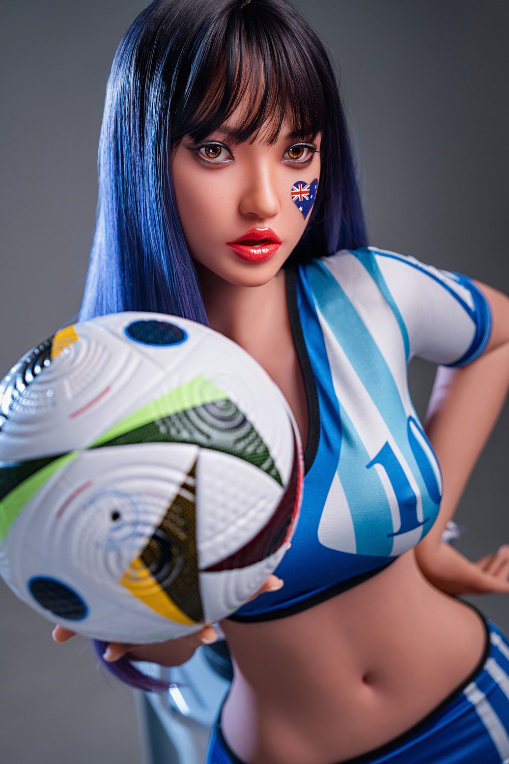 SY Doll | 152cm/4ft12 Big Breasts Playful Sports Soccer Cosplay Realistic TPE Sex Doll - Edwina