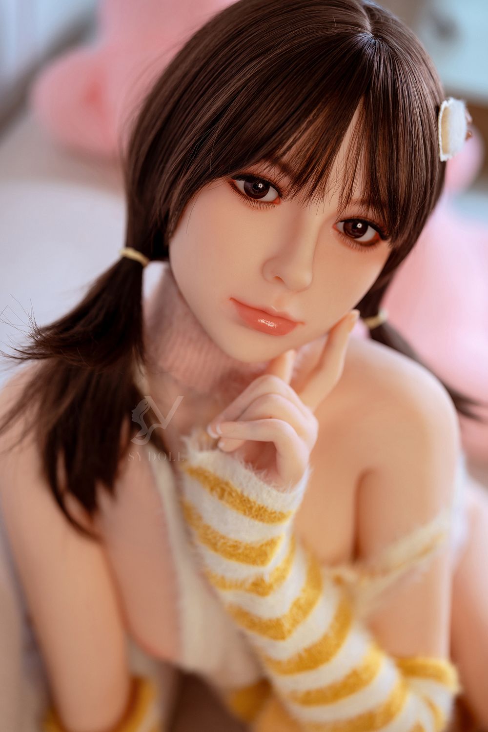 SY Doll | Asian 150cm/4ft11 Black Hair Lovely Small Boobs Lifelike Sex Doll - Lily (In Stock US)