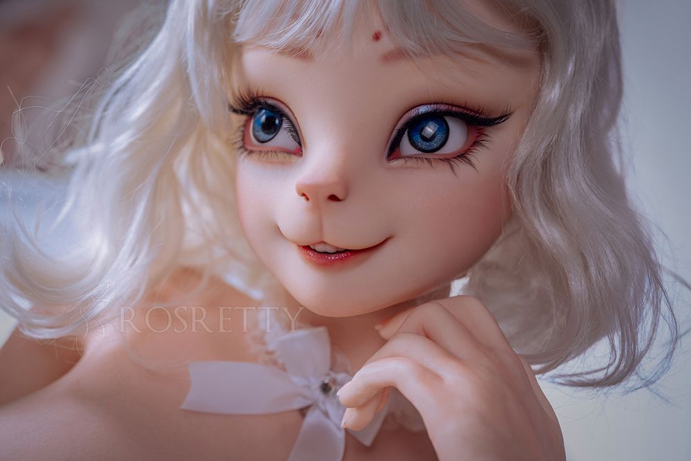 Rosretty Doll | 164cm/5ft5 Big Breasts Anime Furry Playful Feline Realistic Silicone Sex Doll - Elena (In Stock US)
