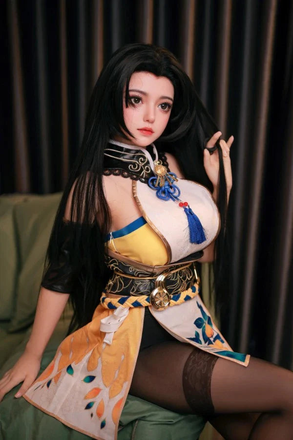 Dimu Doll | 166cm/5ft4 Small Breasts Alluring Lovely Anime Cosplay Lifelike TPE Sex Doll - Keqing