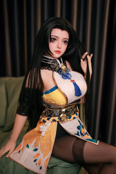 Dimu Doll | 166cm/5ft4 Small Breasts Alluring Lovely Anime Cosplay Lifelike TPE Sex Doll - Keqing