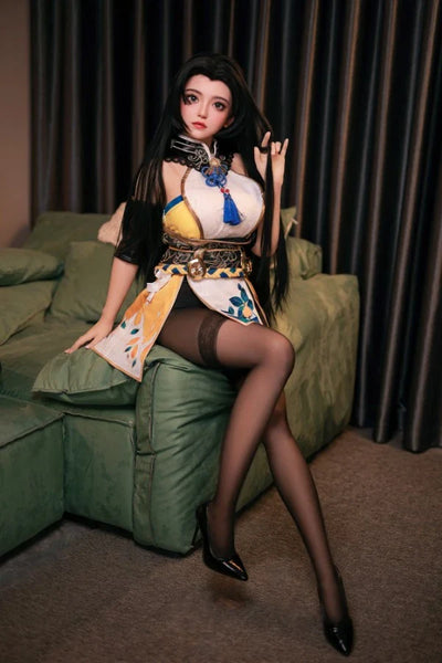 Dimu Doll | 166cm/5ft4 Small Breasts Alluring Lovely Anime Cosplay Lifelike TPE Sex Doll - Keqing