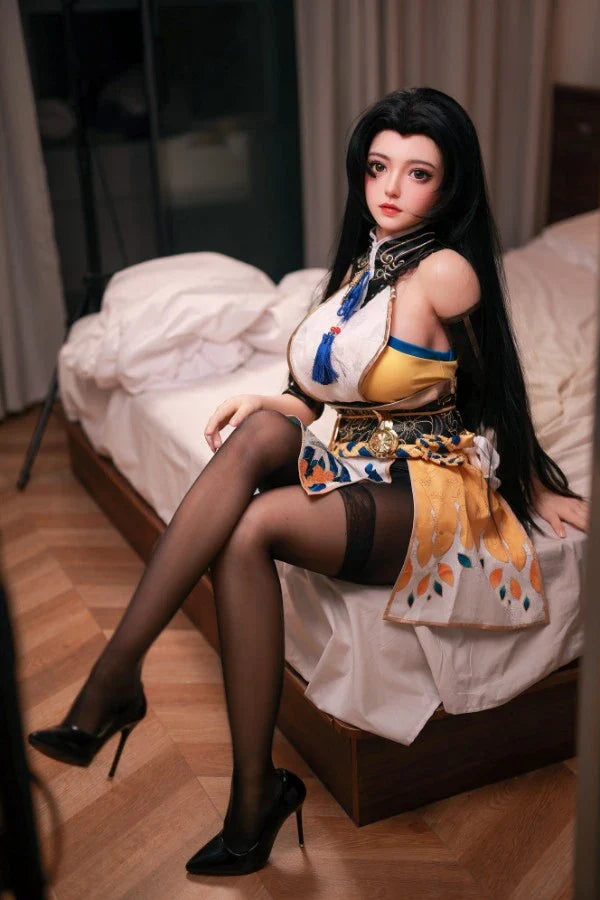 Dimu Doll | 166cm/5ft4 Small Breasts Alluring Lovely Anime Cosplay Lifelike TPE Sex Doll - Keqing