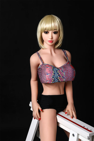 Aibei Doll | 158cm/5ft2 Blonde Skinny Sex Doll - April - DearLoverDoll