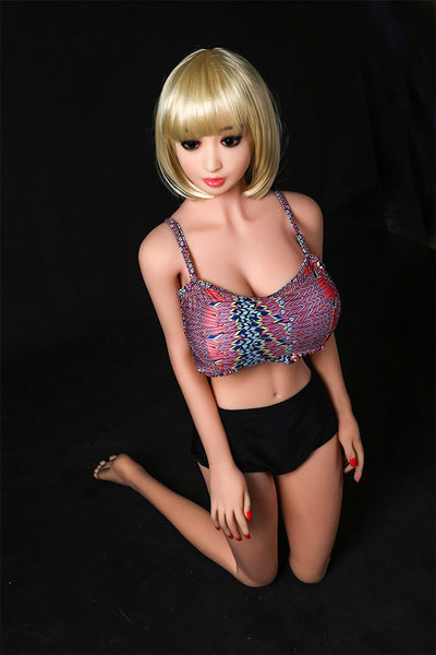 Aibei Doll | 158cm/5ft2 Blonde Skinny Sex Doll - April - DearLoverDoll