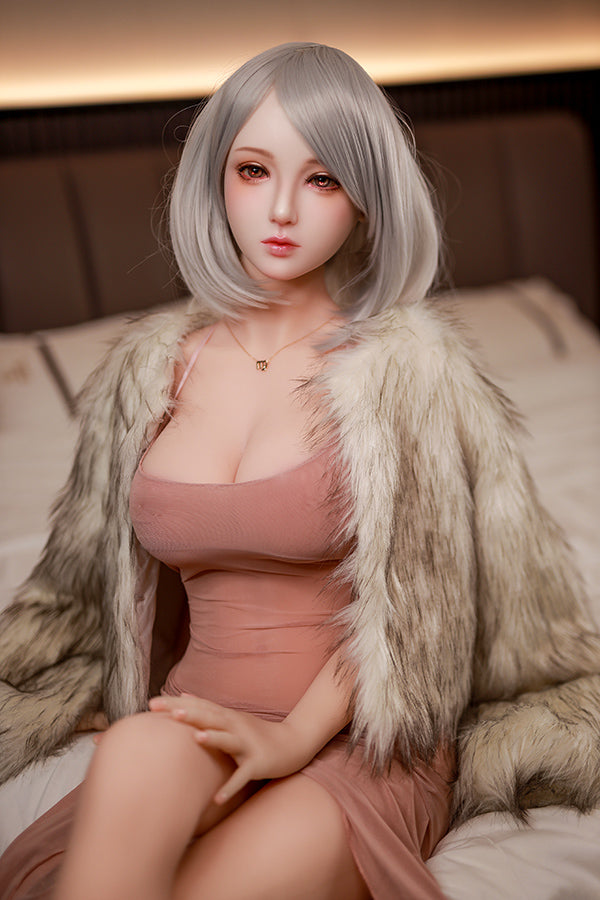 166cm New Big Breast Milf Silicone Head Sex Doll - Kirima