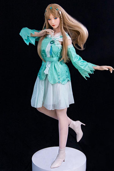 Dimu Doll | 158cm Lifelike Asian Silicone Head Sex Doll - Rong