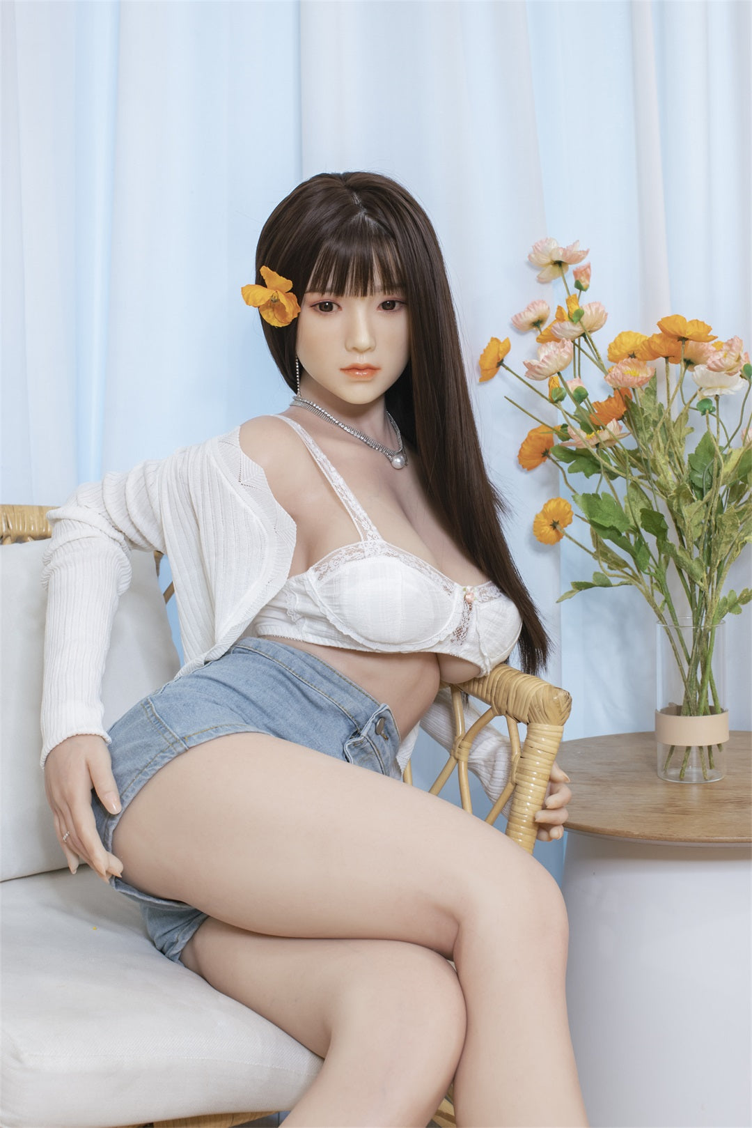 Asian Style Sex Doll with realistic features -Meghan(3 Sizes) - DearLoverDoll