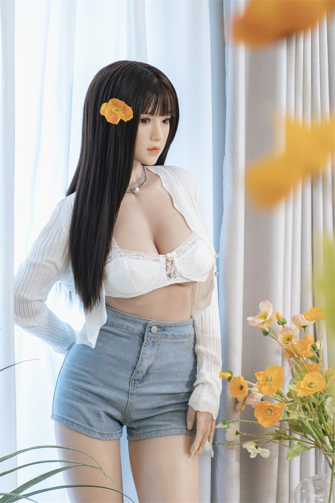 Asian Style Sex Doll with realistic features -Meghan(3 Sizes) - DearLoverDoll
