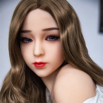 SY Doll | 160cm (5ft3) Pretty Breast Sex Doll With Golden Curly Hair - Danae - DearLoverDoll