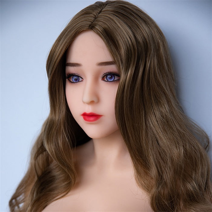SY Doll | 160cm (5ft3) Pretty Breast Sex Doll With Golden Curly Hair - Danae - DearLoverDoll