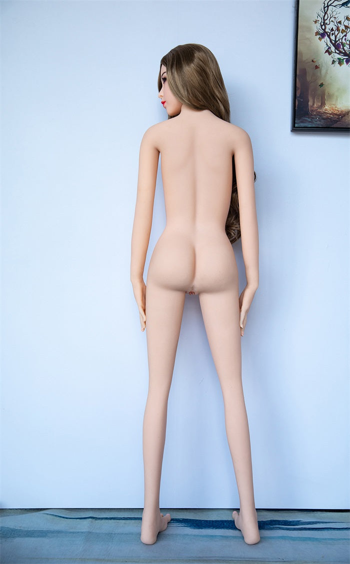 SY Doll | 160cm (5ft3) Pretty Breast Sex Doll With Golden Curly Hair - Danae - DearLoverDoll