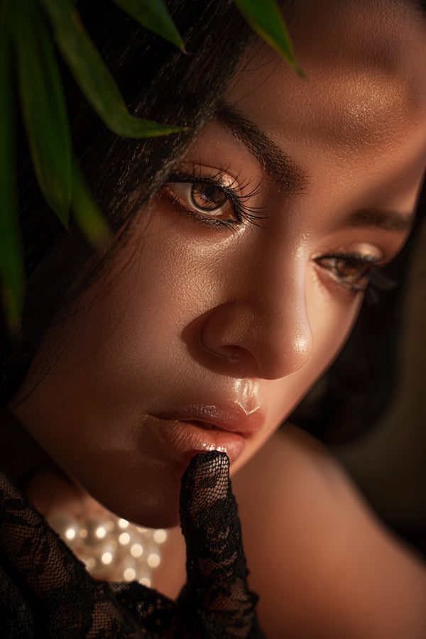 SY Doll | 166cm/5ft5 Ebony Skinny Silicone Head Sex Doll - Rihanna - DearLoverDoll