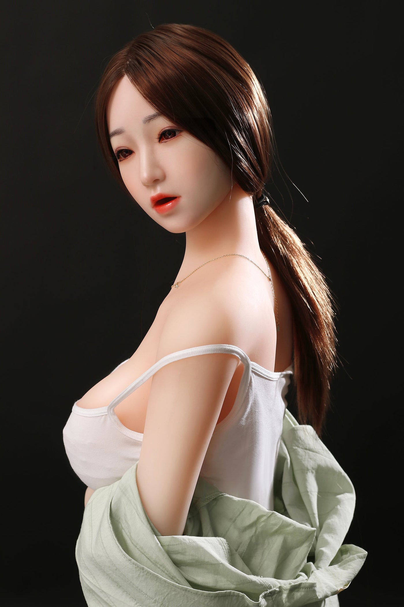 SY Doll | 158cm/5ft2 Korean Realistic Sex Doll with Silicone Head - Serena - DearLoverDoll