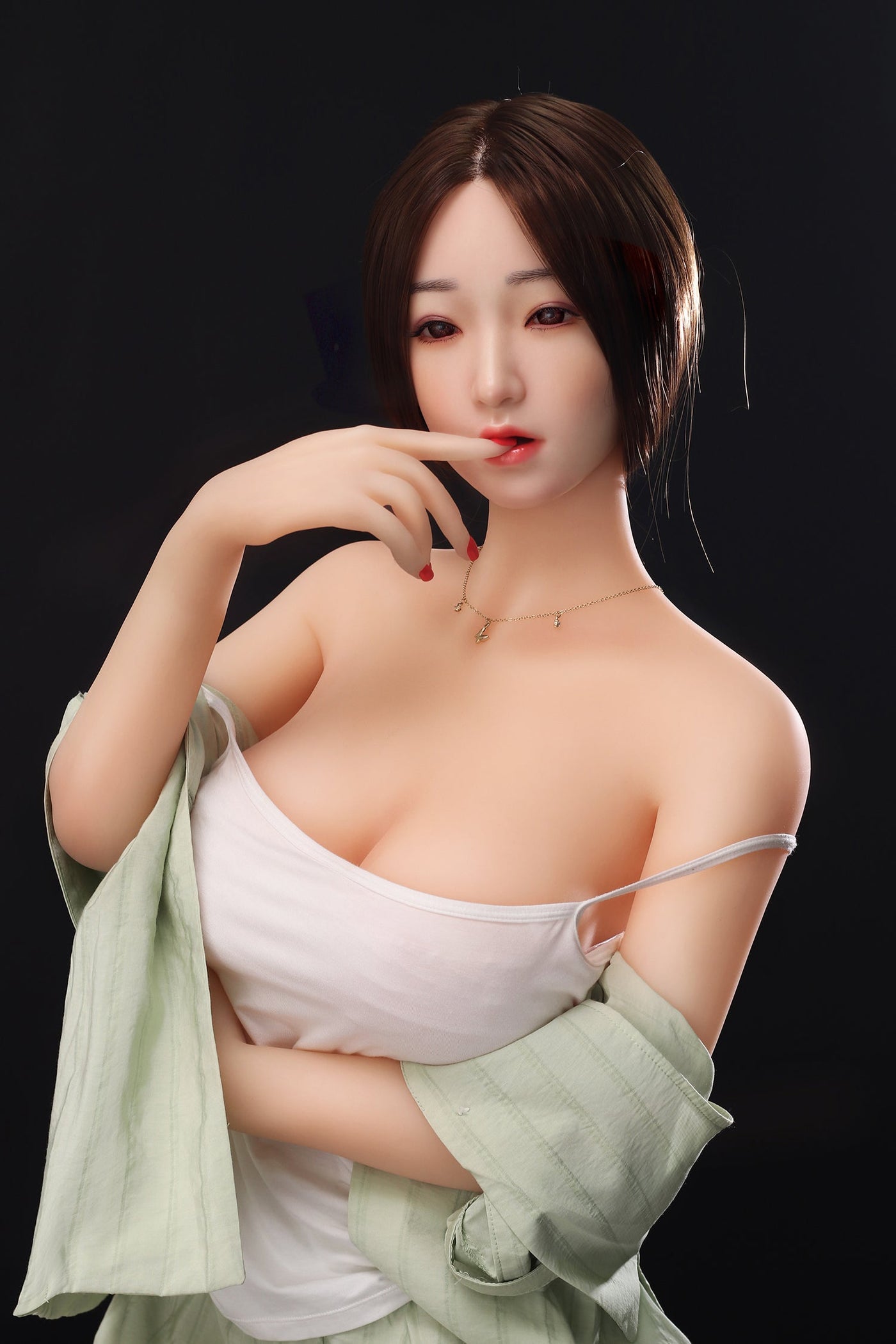 SY Doll | 158cm/5ft2 Korean Realistic Sex Doll with Silicone Head - Serena - DearLoverDoll