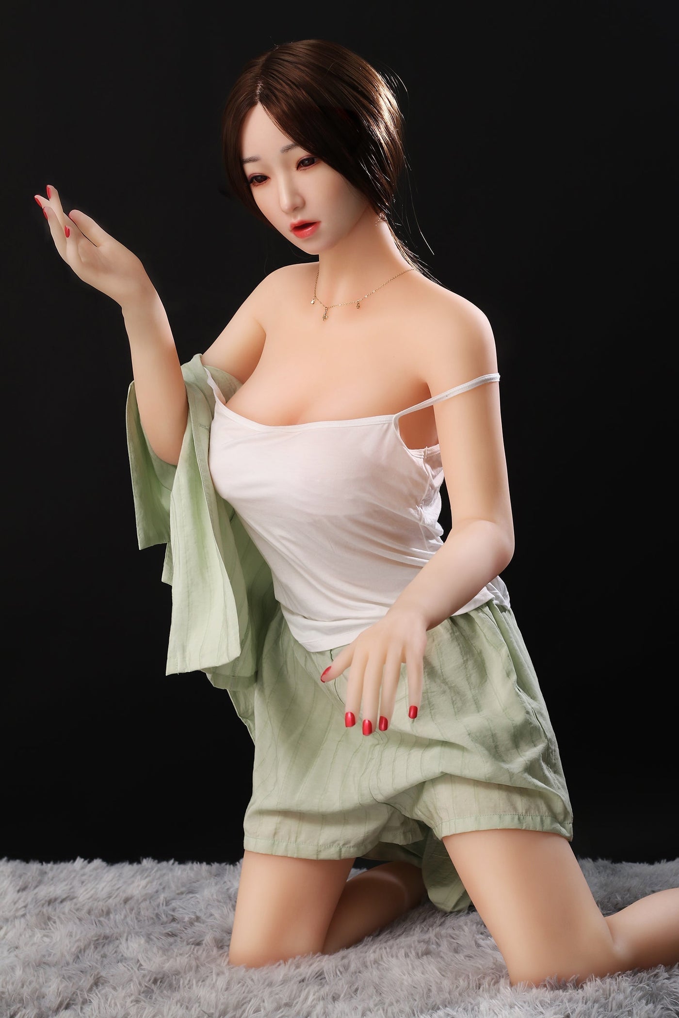 SY Doll | 158cm/5ft2 Korean Realistic Sex Doll with Silicone Head - Serena - DearLoverDoll